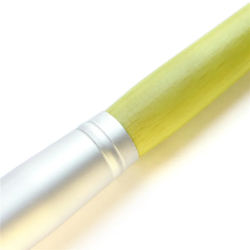 SAIANTTH уникальный дизайн косая головка плоская кисти для макияжа зеленая