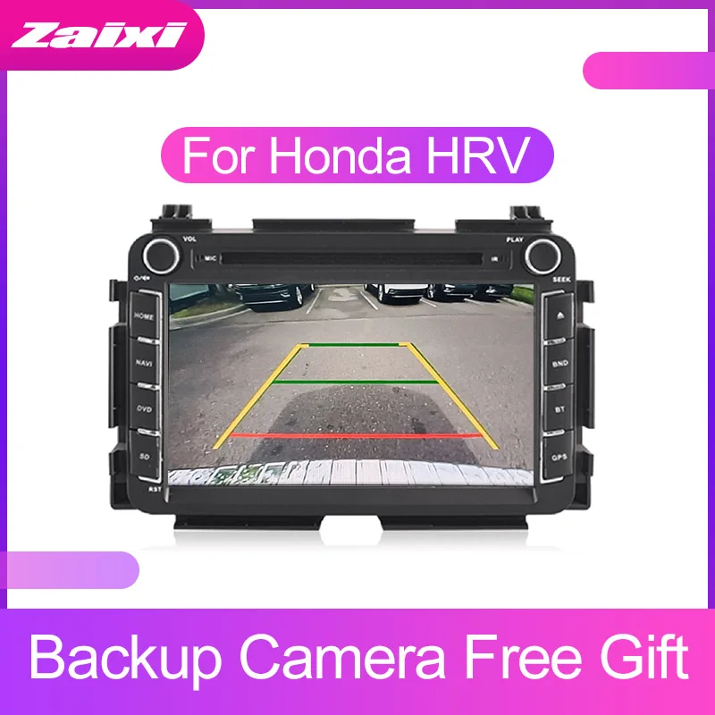 ZaiXi сенсорный экран Android автомобильный аудио для Honda HR-V HRV 2014 ~ 2019 поддержка GPS navi Ipod