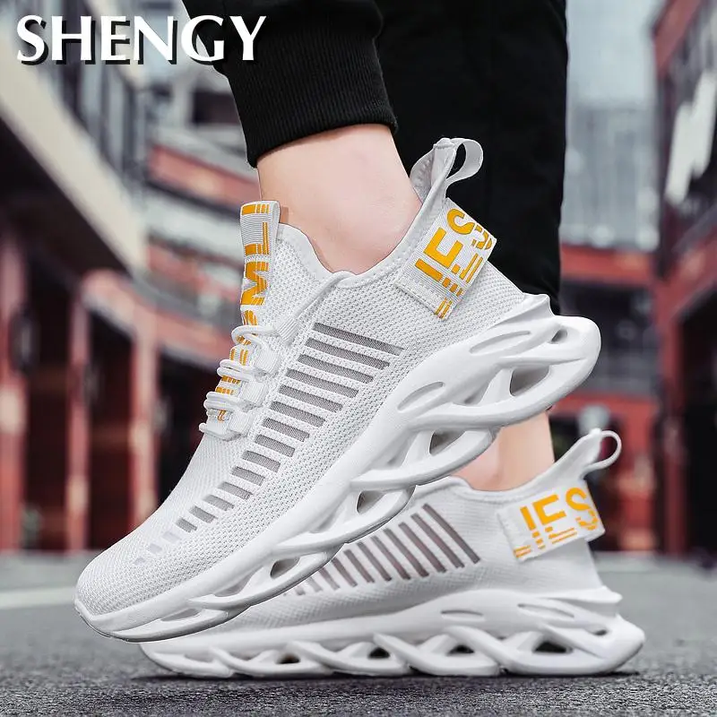 

Men's Sneakers Breathable Running Cotton Shoes Light Men's Sports Shoes Fashion Male Outdoor Jogging Running Shoes For Men