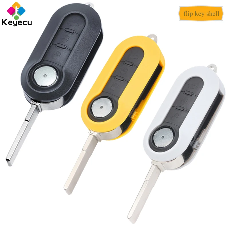 KEYECU сменный флип чехол с дистанционным управлением для автомобильного ключа 3