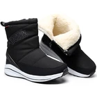 Женские ботинки, Осень-зима 2021, женские зимние ботинки, нескользящая Водонепроницаемая зимняя обувь, теплые камуфляжные ботинки на платформе с толстым мехом