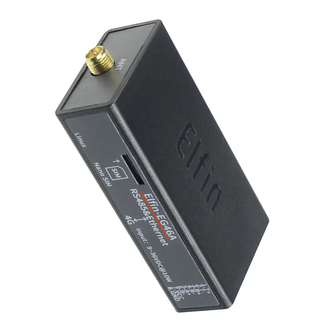 Elfin-EG46A широкий последовательный порт напряжения RS485 RJ45 Ethernet до 4G LTE-FDD LTE-TDD 3G WCDMA DTU