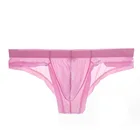 Горячая Распродажа Для мужчин нижнее белье трусы больших размеров дышащие мужские трусы, Cueca танга, u-образный мешочек, удобные мягкие трусы скольжения Homme