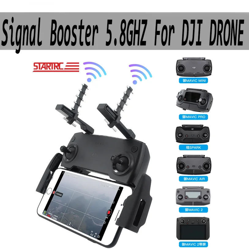 

Signal Booster 5.8GHZ For DJI Drone Remote Controller Signal Booster Range Extender For Mavic Air 2/Mini 2 Combo Accessories