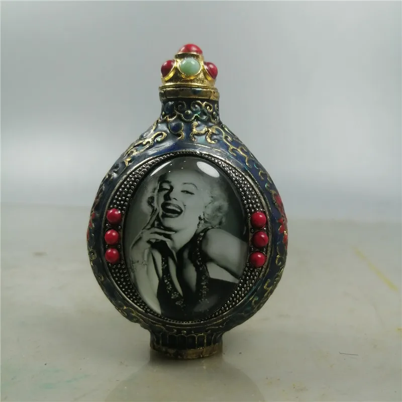 Китайский Старый Пекин коллекция старых товаров старая медь покрышка с