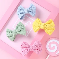girls chic bow knot knit hair clips for baby grils hairpins gift hair accessories 2020 elegant sweet autumn barrettes headwear