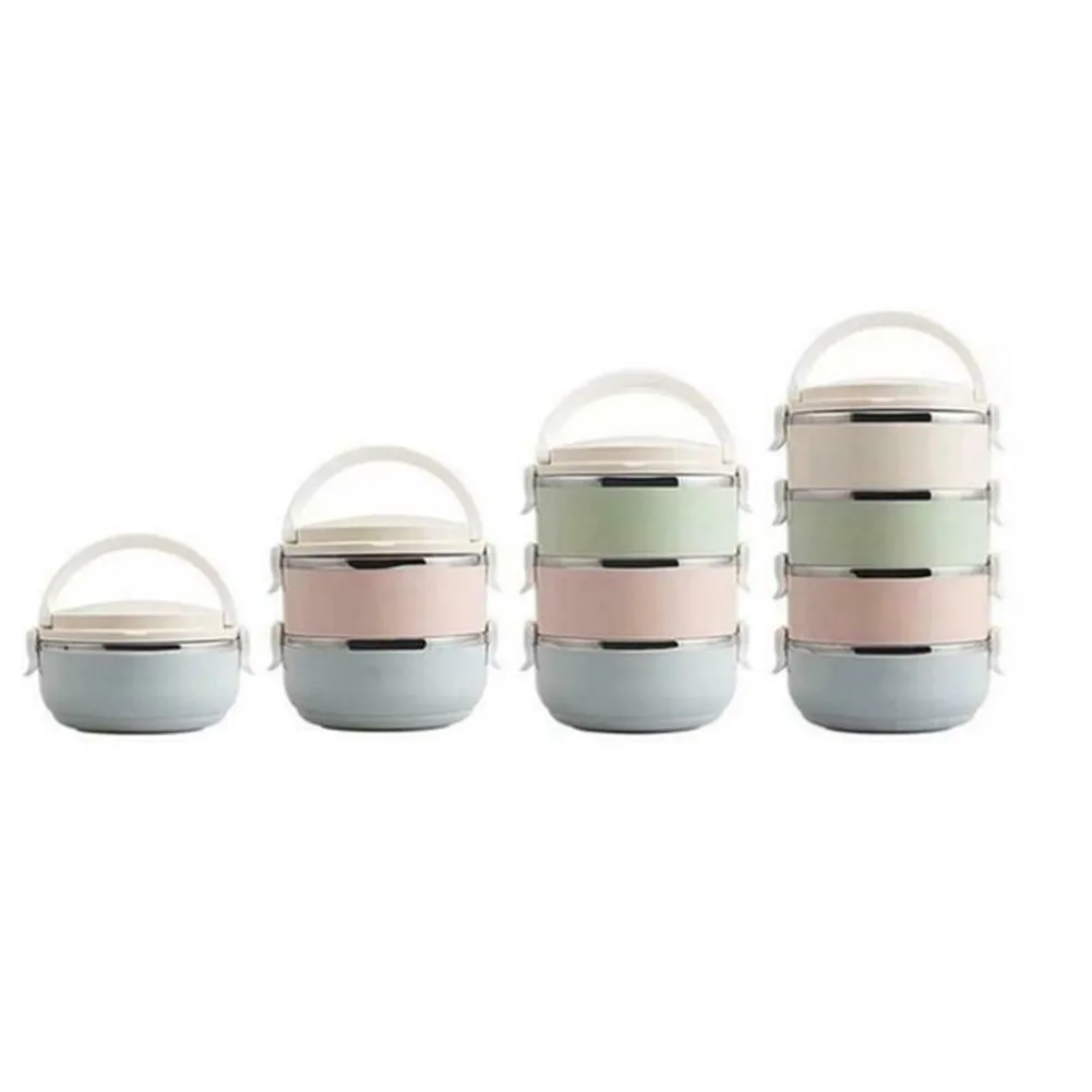 Ланч бокс Tiffin из нержавеющей стали Bento комбинированный контейнер для теплоизоляции пищевых
