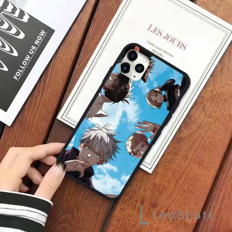 

Jujutsu Kaisen Anime Phone Case for iPhone 11 12 pro XS MAX 8 7 6 6S Plus X 5S SE 2020 XR