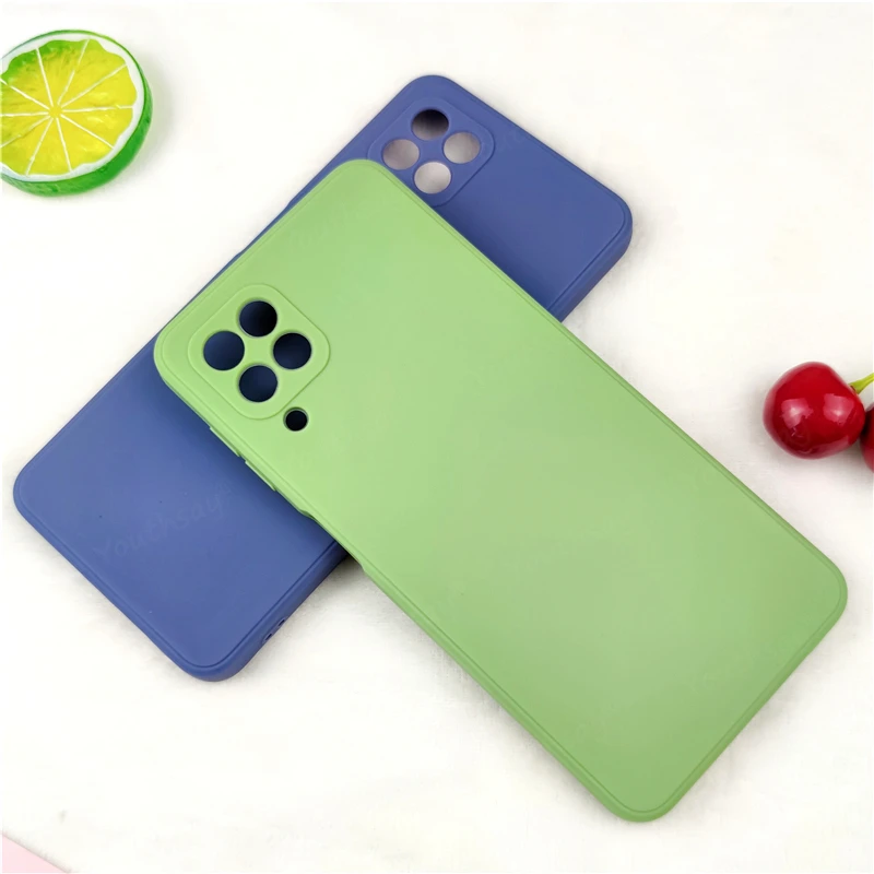 for samsung galaxy m32 case silicone soft rubber protective for samsung a22s a22 m32 a12 a02s a52 a32 a72 cover galaxy m32 case free global shipping