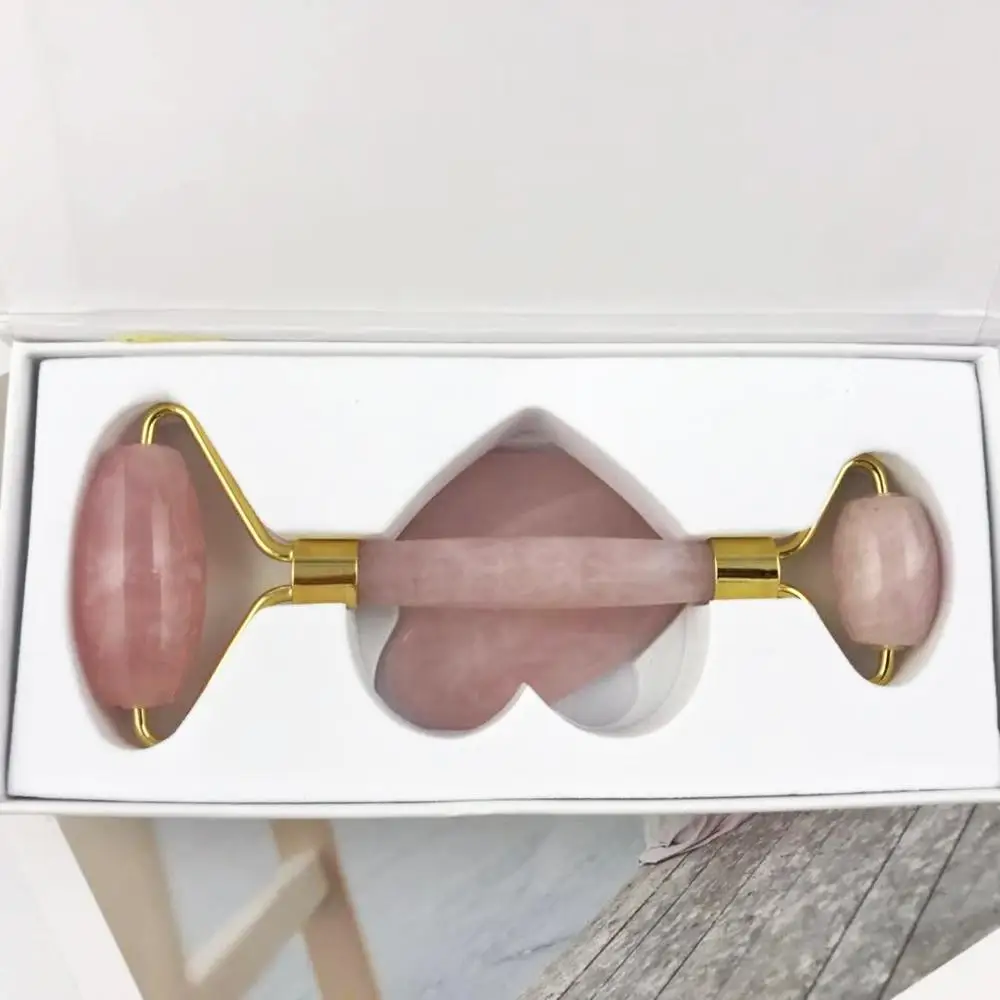 Натуральная Нефритовая Роликовая Коробка порошок Кристальный массаж ролик