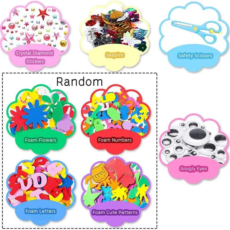 

Felt Animal Sewing Kit for Kids Sewing Kit Cute Animals Plush Toy with Multiple Sewing Tools for Beginners Boys Girls