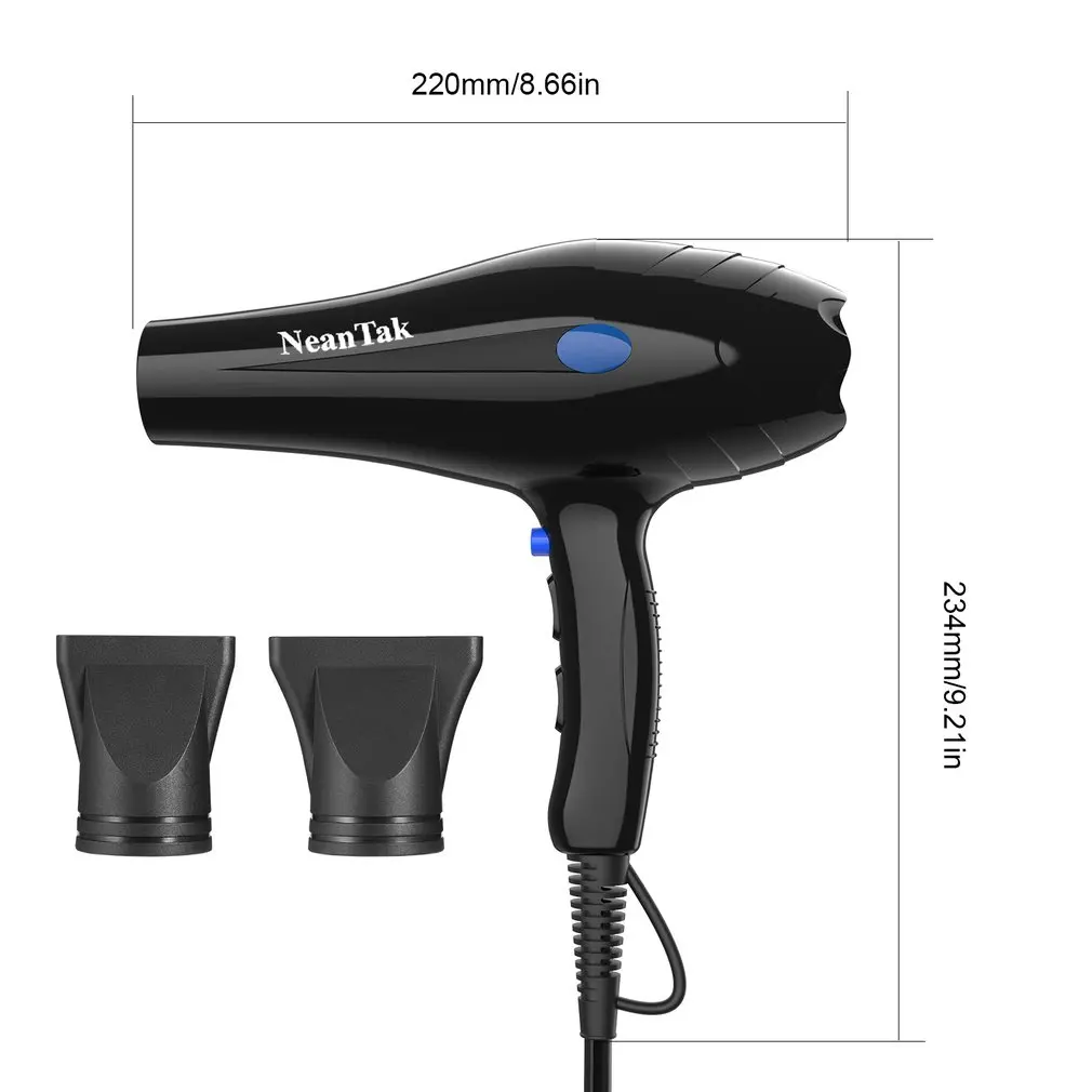 

Professional Electric Hair Dryer Hair Blower Far Infrared Low Noise Hair Salon Styling Tools Blower Travel Home Use