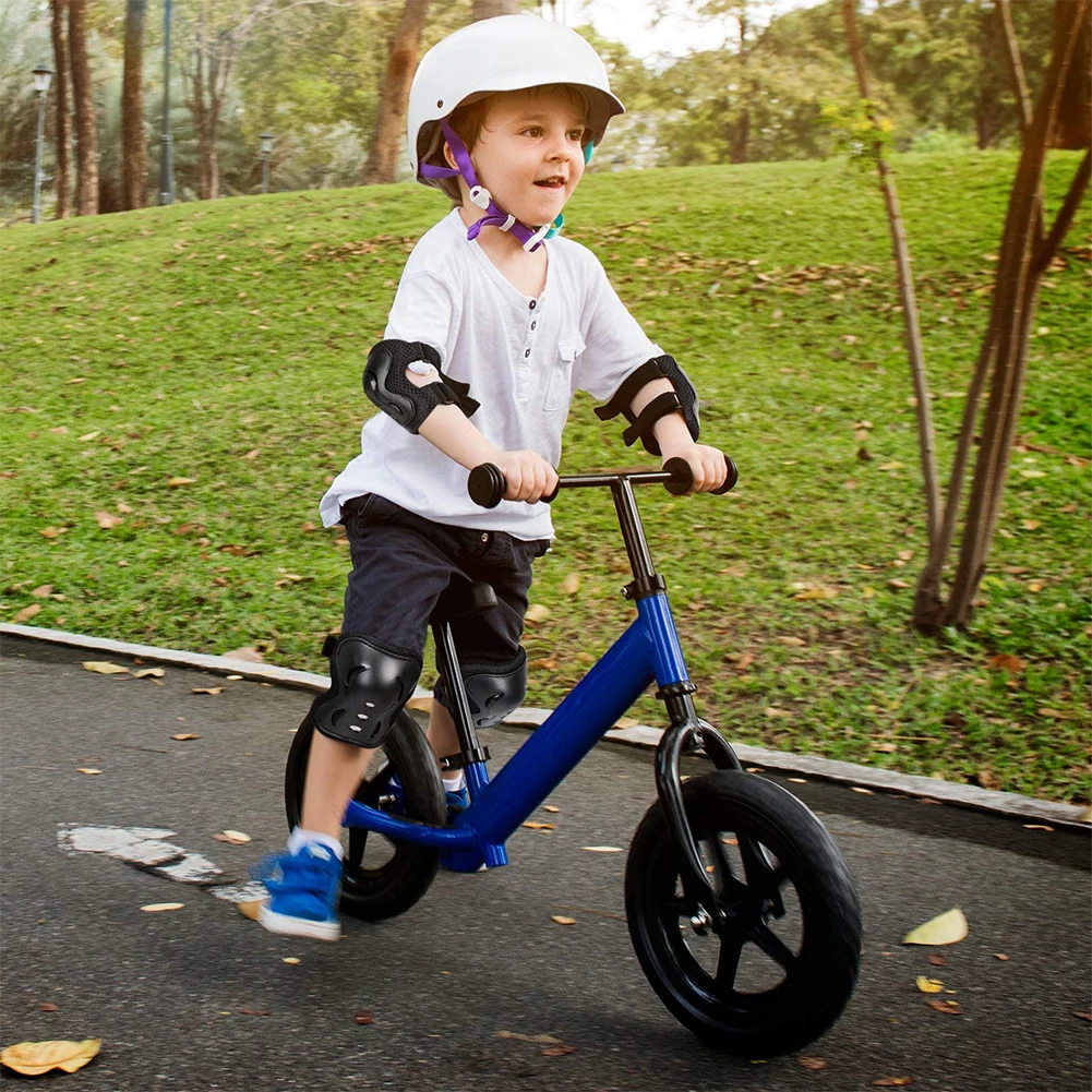 

6Pcs/Set Protective Gear Set Skating Helmet Knee Pads Elbow Pad Wrist Hand Protector For Kids Adult Cycling Roller Rock Climbing