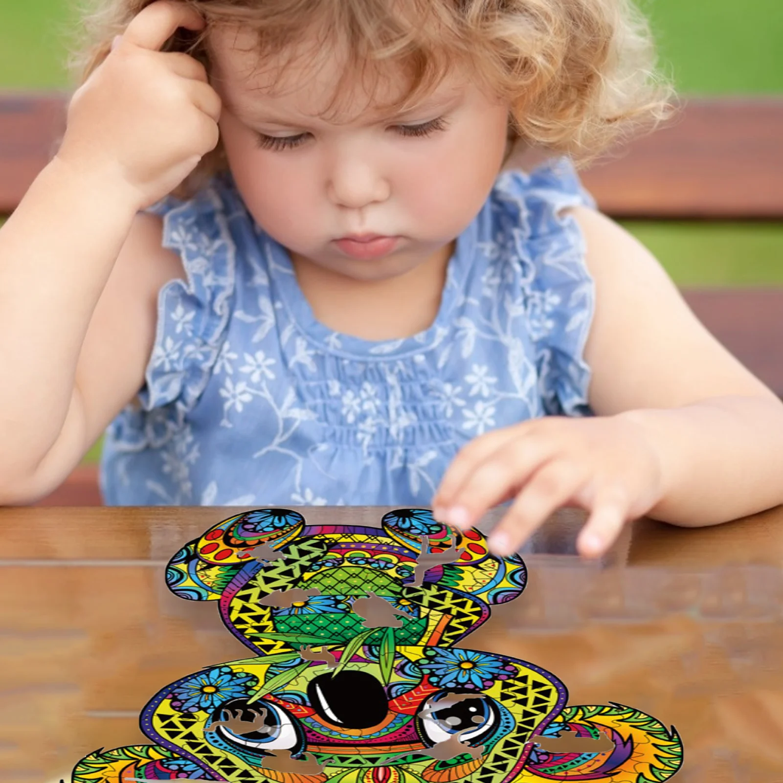 

Unique Wooden Jigsaw Puzzles 3D Mysterious Puzzle Gift For Adults Kids Educational Puzzle Fabulous Gift Interactive Games Toy