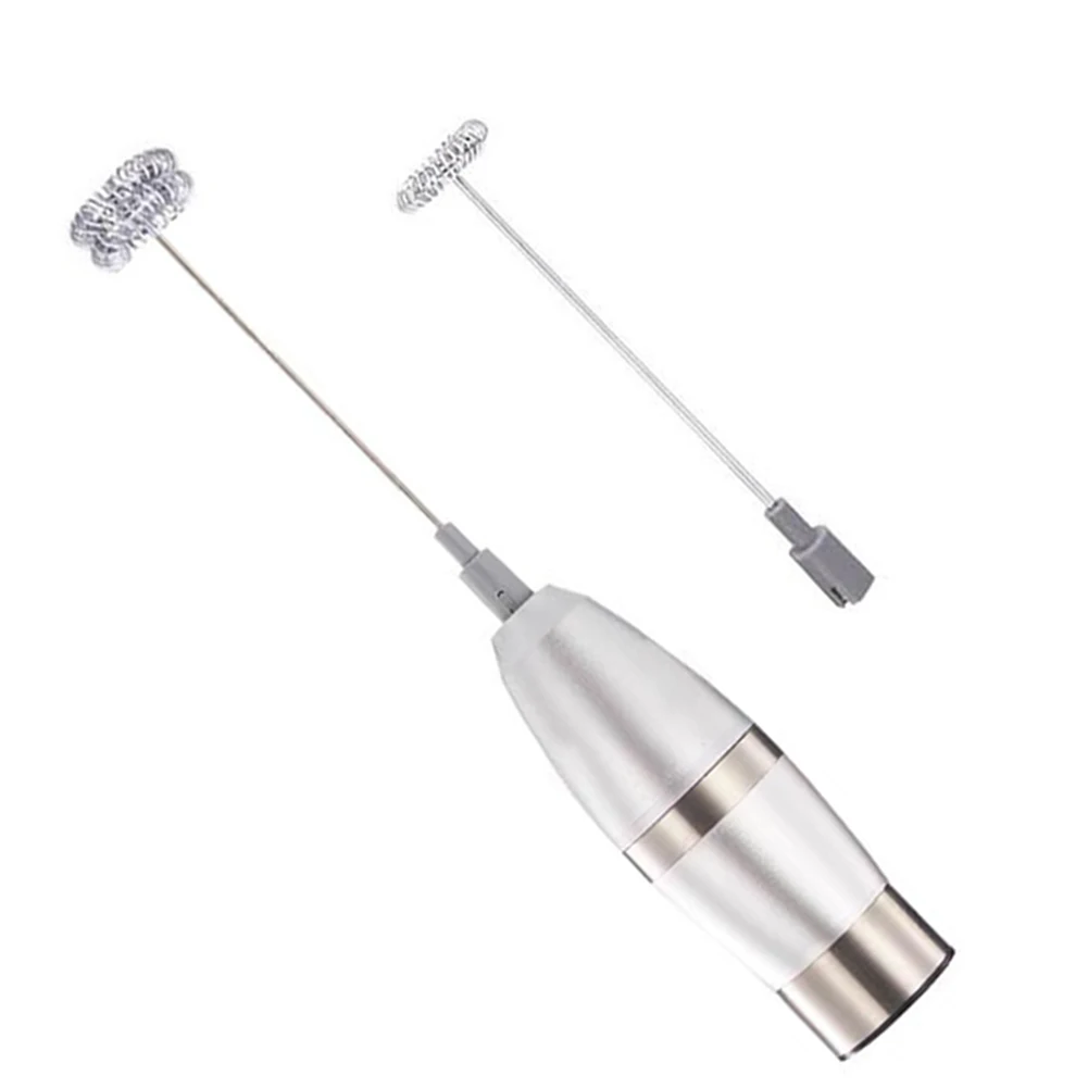 

Powerful Coffee Foam Maker Drink Mixer Stirrer Portable Electric Stainless Steel Handheld Blender Milk Frother