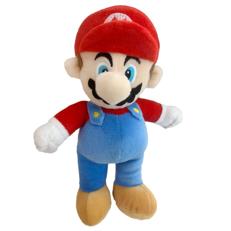 Милые плюшевые игрушки в стиле Super Mario Bros фигурка из аниме фильма Луиджи сантехер