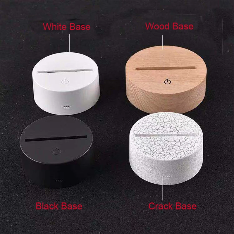 Рождественская елка 3D ночник для детей иллюзия лампа с сенсорным управлением