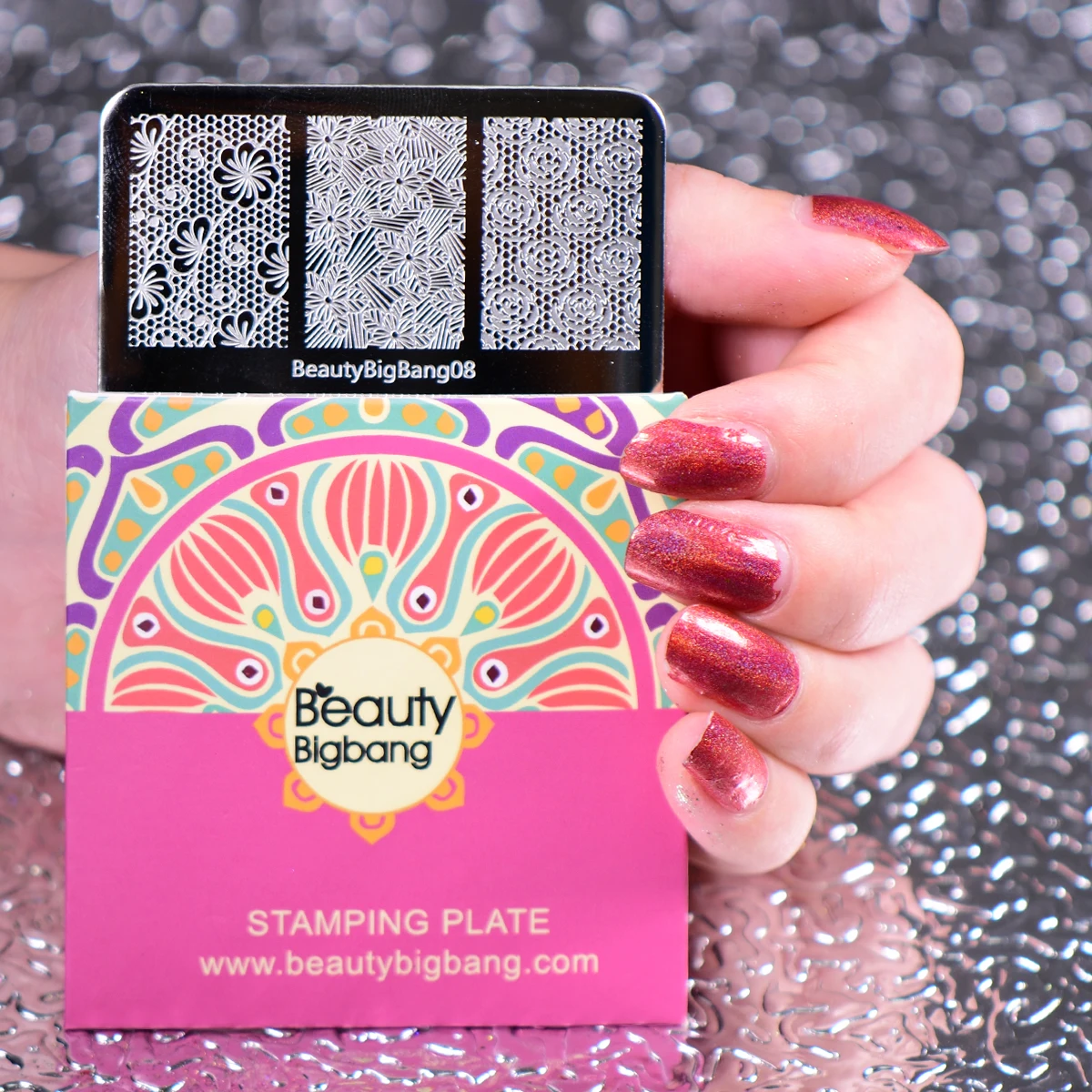 1 шт. BeautyBigBang пластины для штамповки ногтей стемпер скребок для лака для ногтей штамп пластик DIY Cording Art маникюрный шаблон инструменты для ногтей