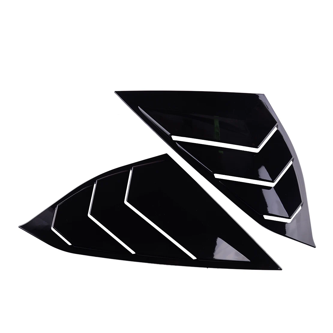 

1 Pair Car Side Air Vent Window Quarter Louver Cover Fit for Honda Accord 2018 2019 2020 Gloss Black