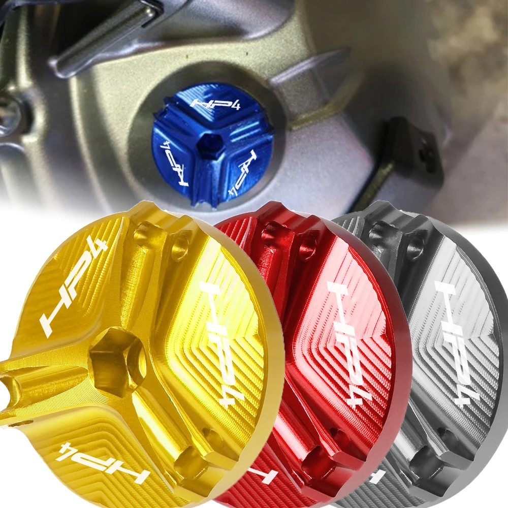 

FOR BMW HP4 2013 2014 Motorcycle Engine Oil Filter Cup Oil Fill Cap Plug Cover Screw Motor Accessories HP4 RACE 2017 2018