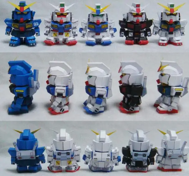 Модель бумаги (включая 5) Papermodel 5 шт./компл. Gundam | Игрушки и хобби
