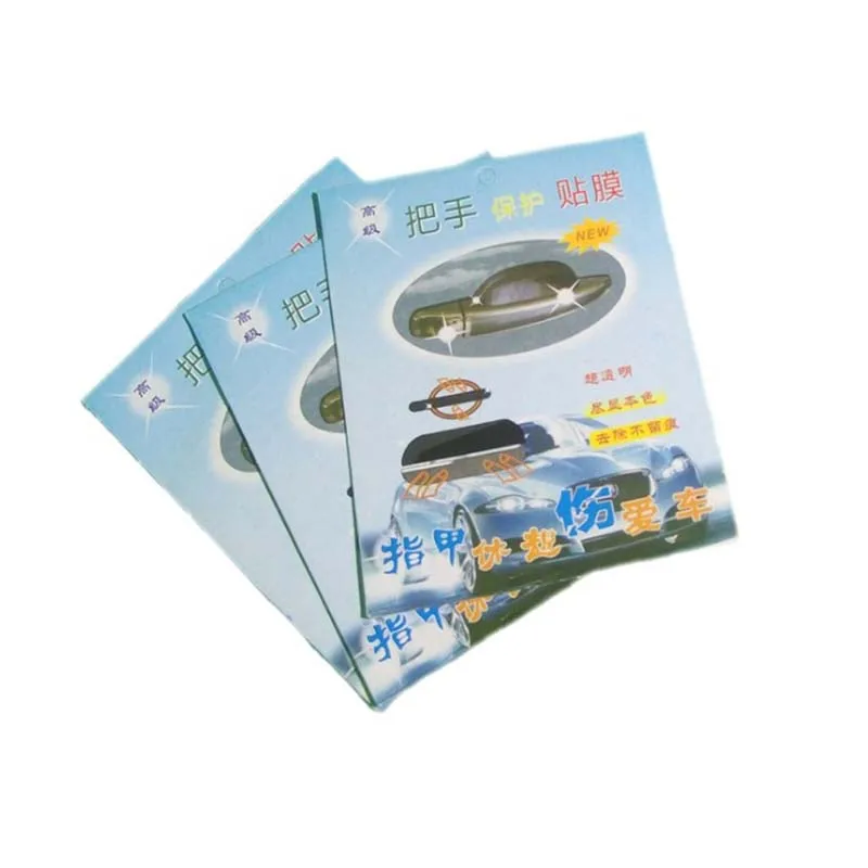 4 шт./компл. прозрачная защитная пленка для ручек автомобиля автомобильные