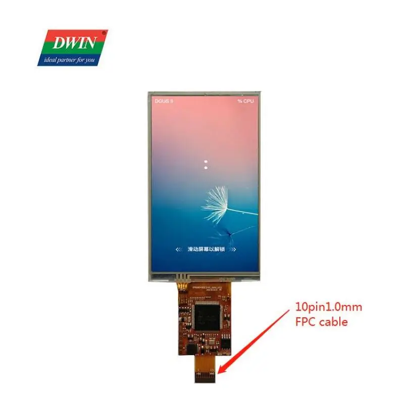 ЖК-сенсорный экран DWIN дисплей HMI последовательный TFT-ЖК-модуль UART сенсорная