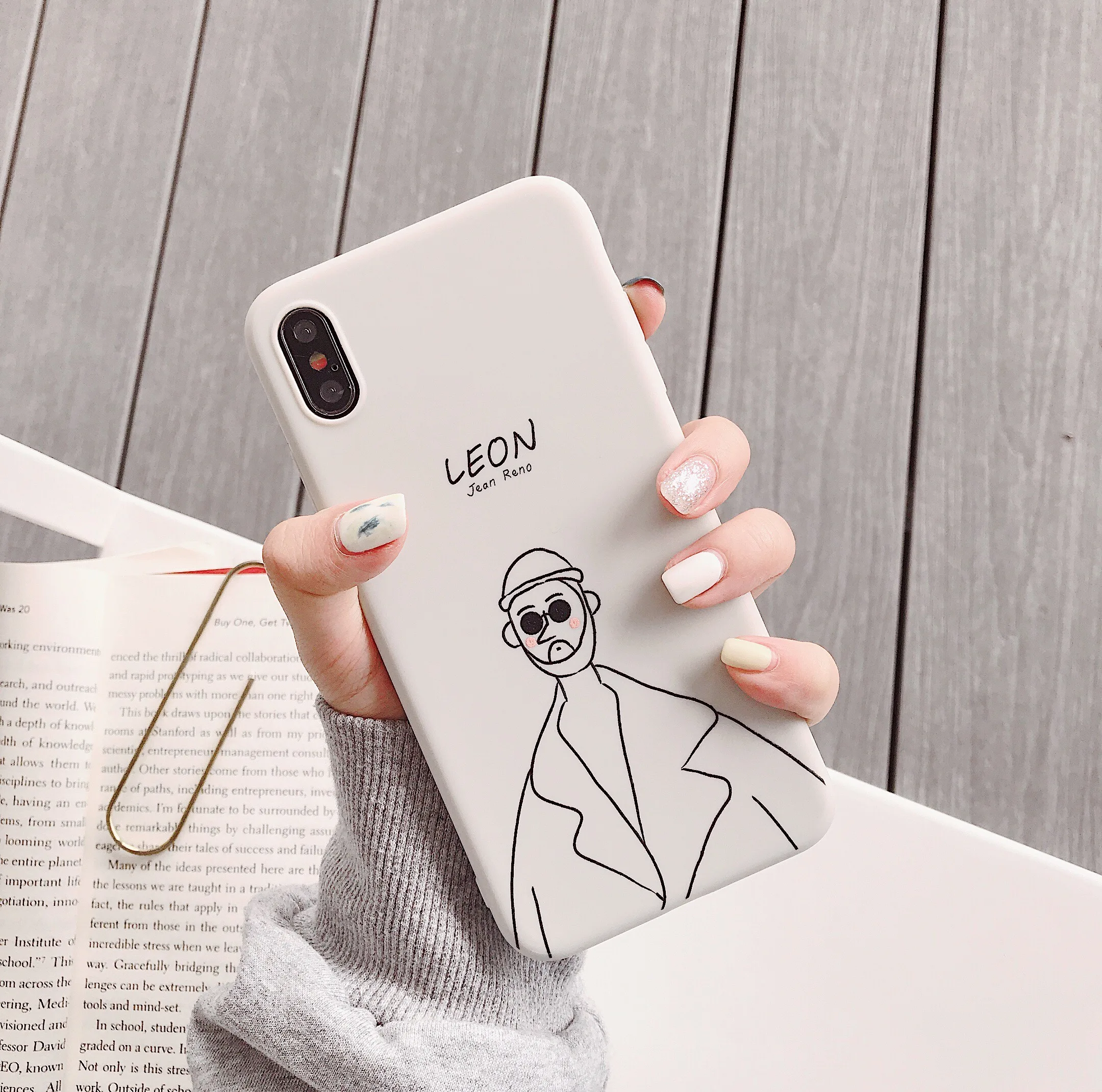Leon Matilda чехол для iPhone 7 8 Plus чехол для coque iPhone 11 Pro 6 6S 7 8 Plus X XS Max XR силиконовый мягкий ТПУ задний Чехол