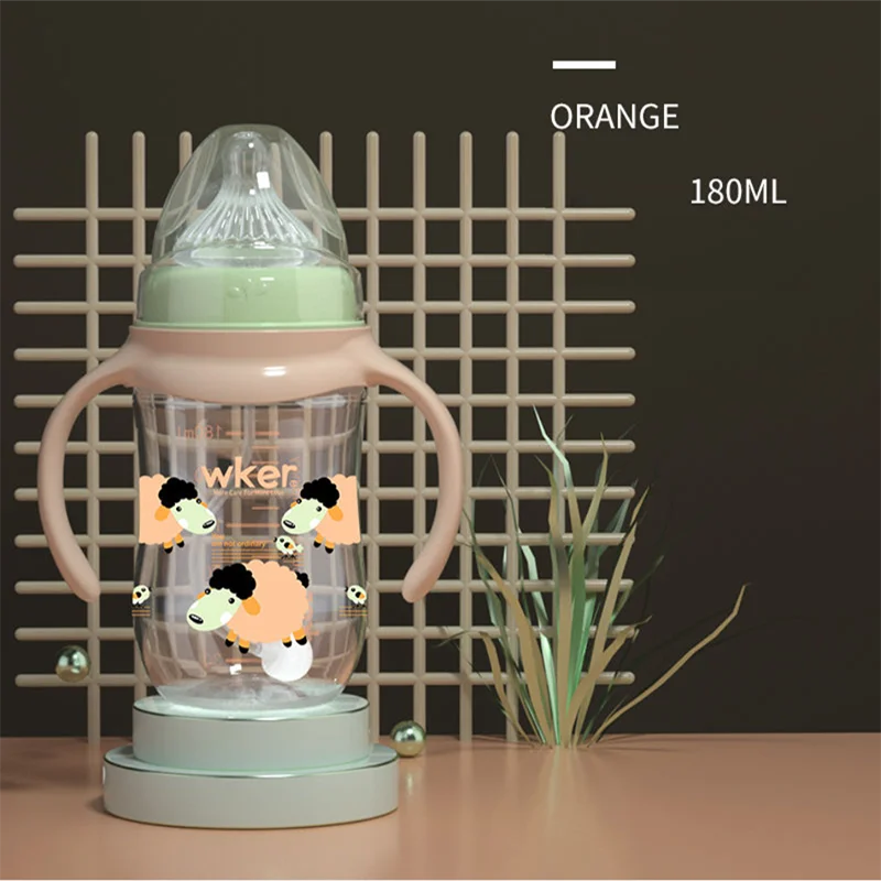 Anti-Slip BPA Free Newborn Baby Bottle Infant Nursing Milk Fruit Juice Water Feeding Wide Mouth Nipple Pacifier Drink PP Bottles |