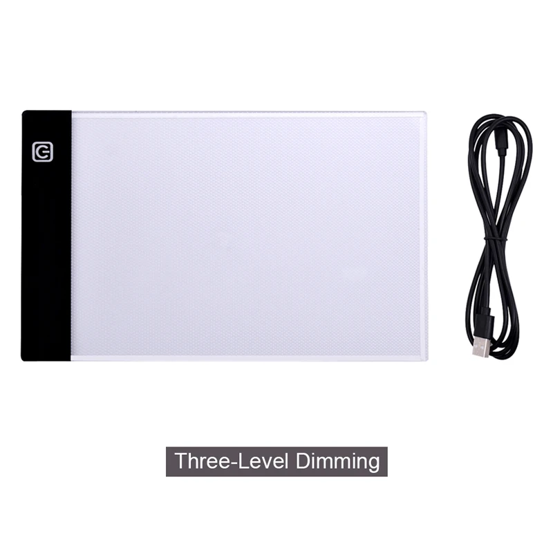 Three-Level Dimming Светодиодный A5 цифровые планшеты световая коробка графический планшет написание живопись световая витрина с регулируемой яркостью распределительный щит копия колодки Электроника рисунок - Цвет: Three-Level Dimming