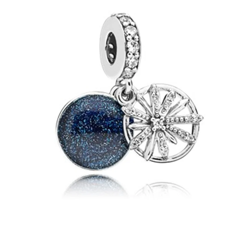 Бесплатная доставка DIY Морская звезда сплав бусины в линии с шармом браслет