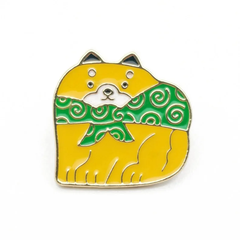 

20pcs/lot J1506 Geekcoco Cartooon Dog Cat Mouse Brooch for Cute Animals Badge Collar Shirt Enamel Pin Brooches Metal Pin Jewelry