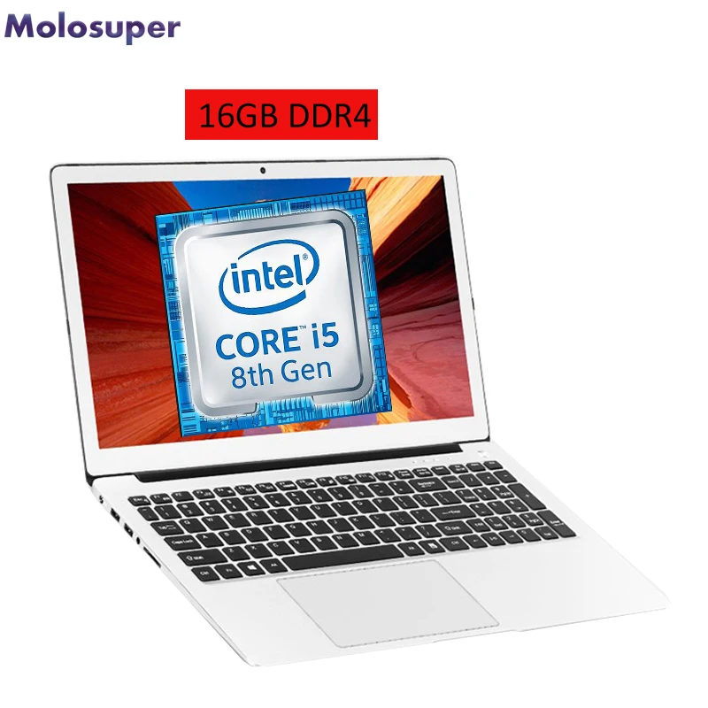 Игровой компьютер 15 6 Core I5 8250U 8 го поколения 16 ГБ DDR4 ОЗУ 512 SSD с подсветкой ноутбук