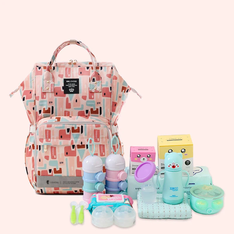 MMloveBB модная сумка для подгузников рюкзак мам водонепроницаемый |