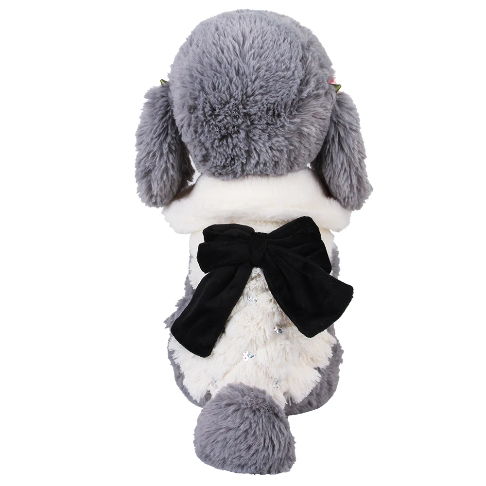 Осенне-зимняя теплая куртка с капюшоном для собак и кошек куртки щенков одежда