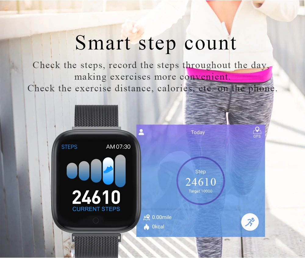 Умные часы Battiphee T85 для мужчин и женщин водонепроницаемые умные с пульсометром