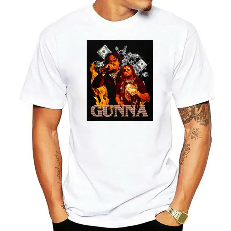 

Футболка американского рэпера Gunna, черная, размер от S до 2XL