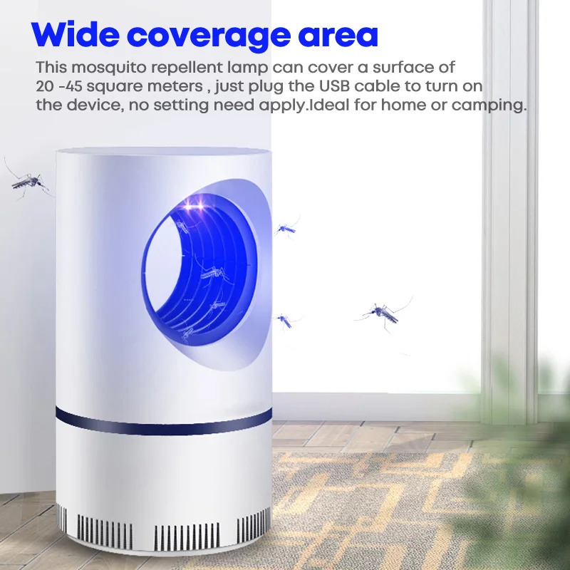 Электрическая светодиодная УФ лампа для уничтожения комаров устройство против