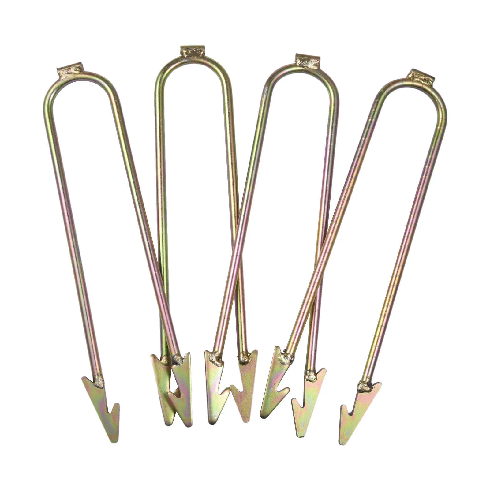 

4Pcs Trampoline Wind Stakes Heavy Duty Trampoline Safety Anchors Pegs Reusable Tent Ground Anchors
