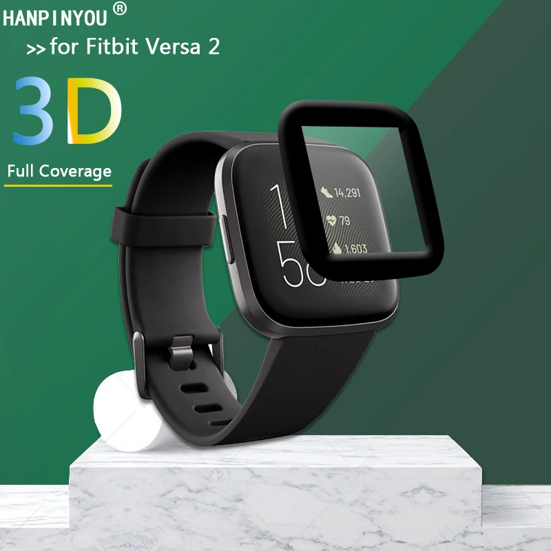 Для часов Fitbit Versa 2 Versa2 3D с изогнутым покрытием полное покрытие мягкая ПЭТ пленка