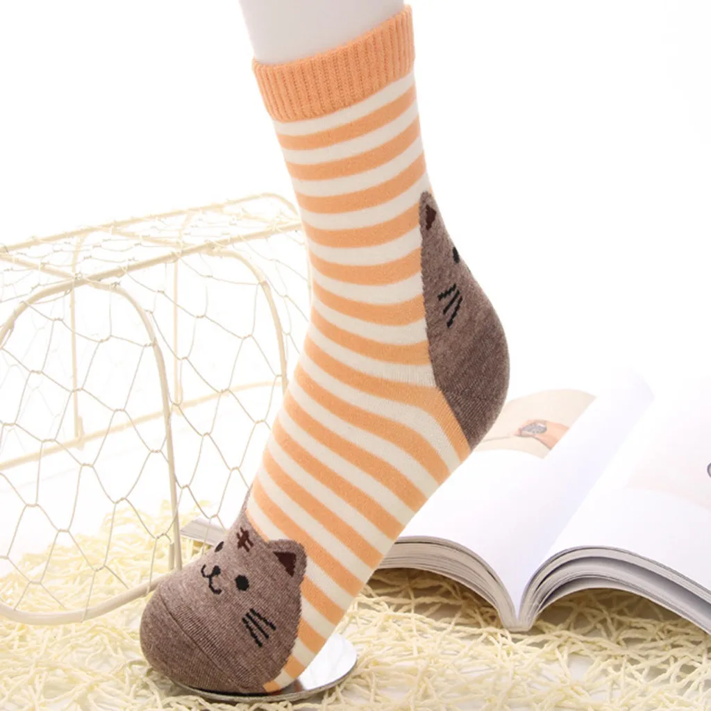 1 пара осень-зима носки для женщин и мужчин 100% хлопок Повседневная одежда