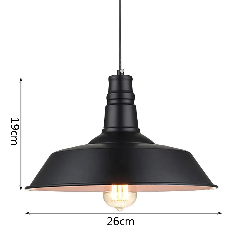 

Pendant Lights Vintage Industrial Loft Incandescent or LED Pendant Lamp Dining Room Home Lighting Hanglamp Suspension Luminaire
