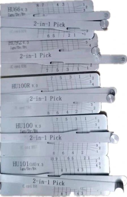 Lishi 2 в 1 HU66 HU92 HU100R HU101 HU100 Pick and Decoder для автомобильных замков | Автомобили и