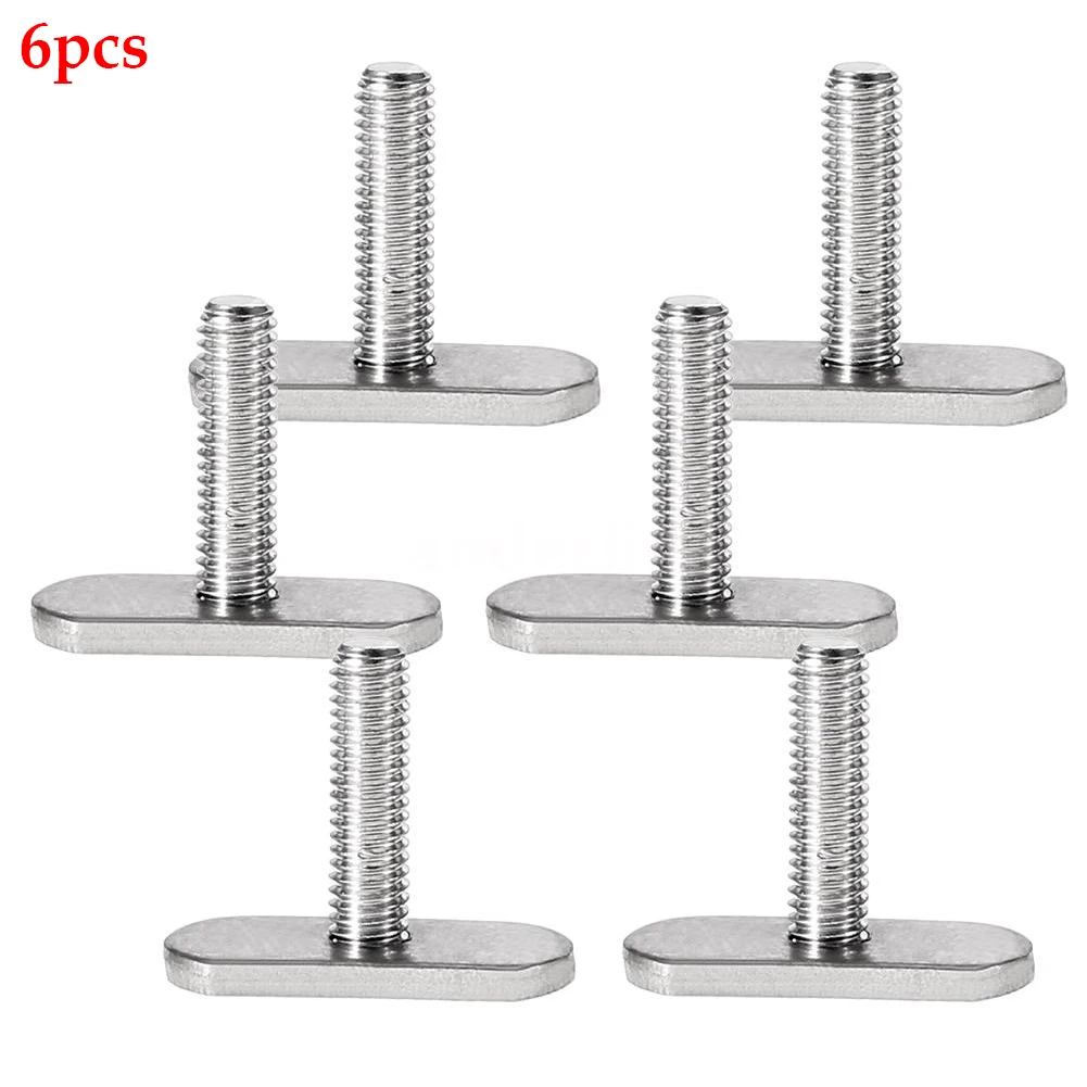 

6pcs Outdoor Mini Water-Skiing Tool Stainless Steel Kayak Screws Canoe Boat Accessories Rails Bolts Easy Use Fishing Parts