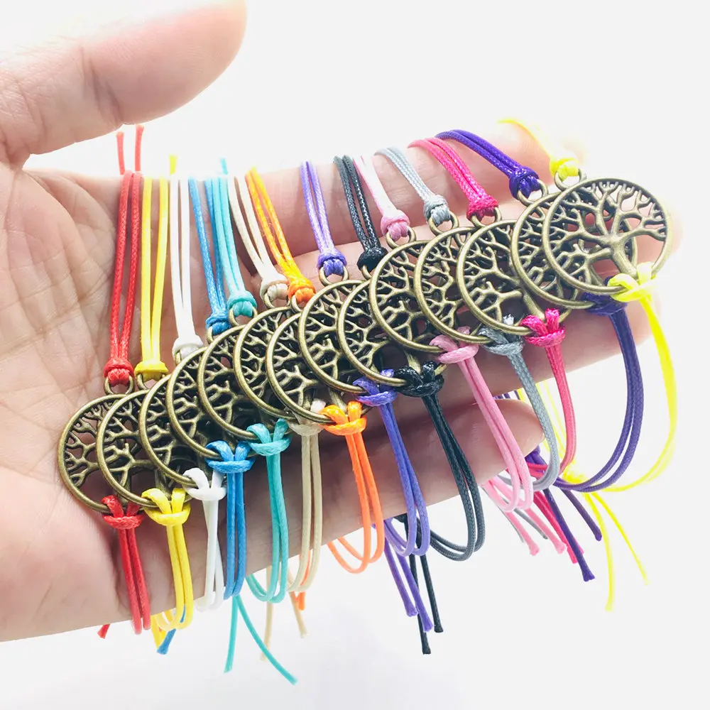 Оптовая продажа 12 шт браслет Древо жизни сестра положительные цитаты браслеты