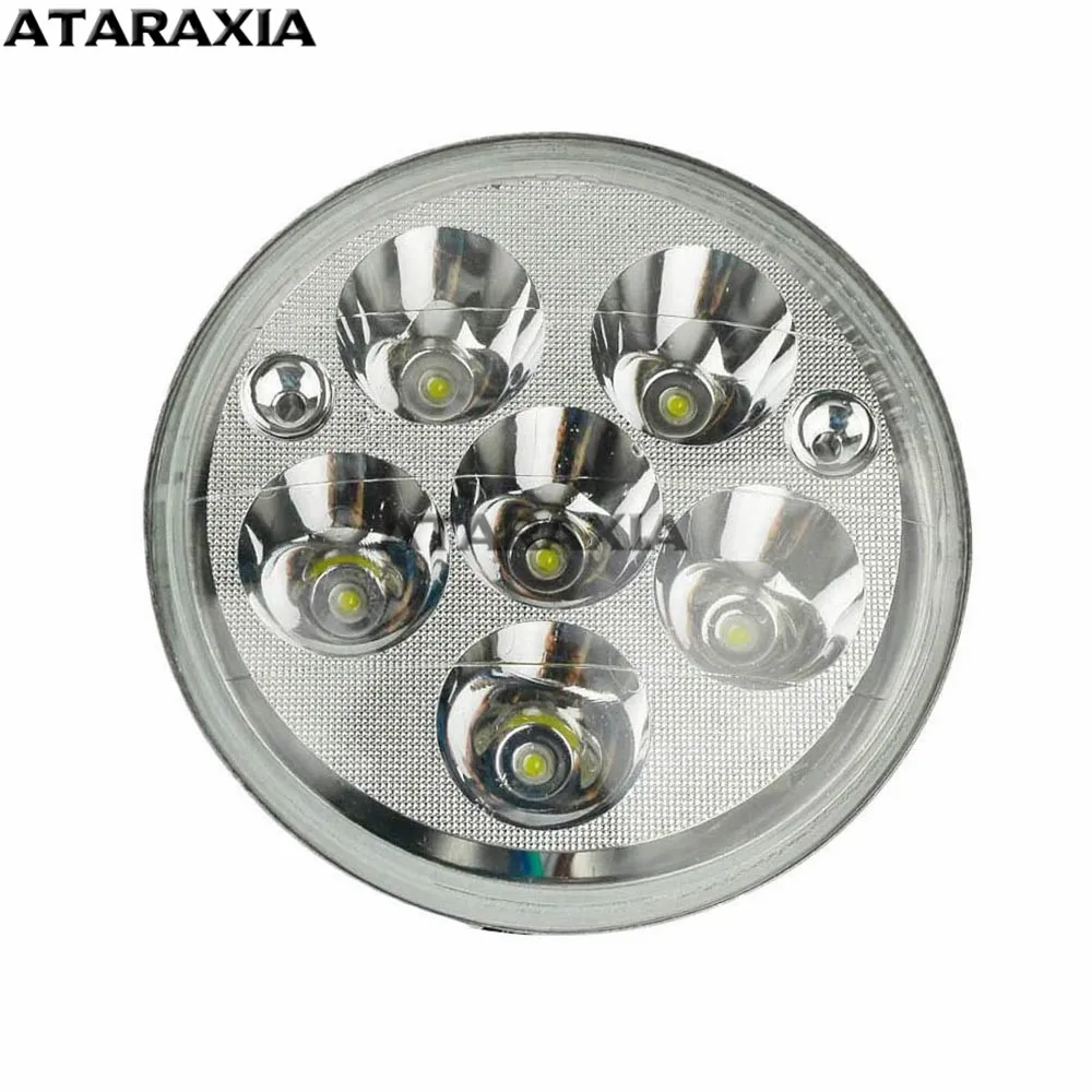 Модифицированный мотоциклетный головной светильник 5 дюйма 30 вт 6 светодиодов