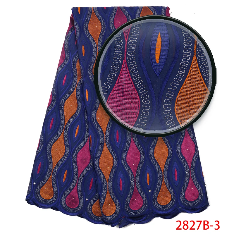 Швейцарская Voill хлопковая кружевная ткань Австрия нигерийская кружевная ткань высокое качество сухие кружева для Нигерии QF2827B-5
