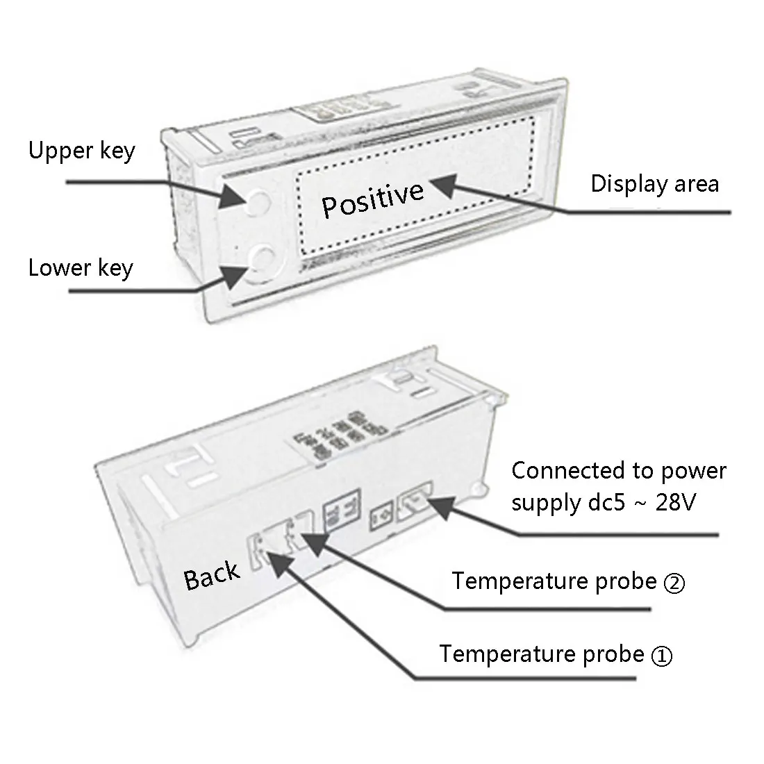 1 шт. DIY Многофункциональные часы для автомобиля температура батареи напряжение
