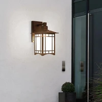 outdoor wall lamp chinese style simple villa store waterproof and moisture proof aluminum led lamp balcony wall lamp