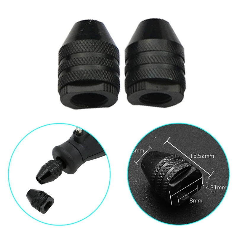 

4 Types Multi Chuck Keyless For Dremel Rotary Tools Keyless Drill Bit Chucks Adapter Converter Universal Mini Chuck